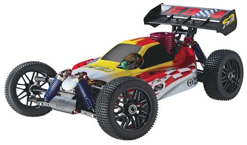Thunder Tiger 6227-F101 1/8 4wd Off-road PRO Version Competition Buggy EB-4 S2.5 2.4GHz RTR Red